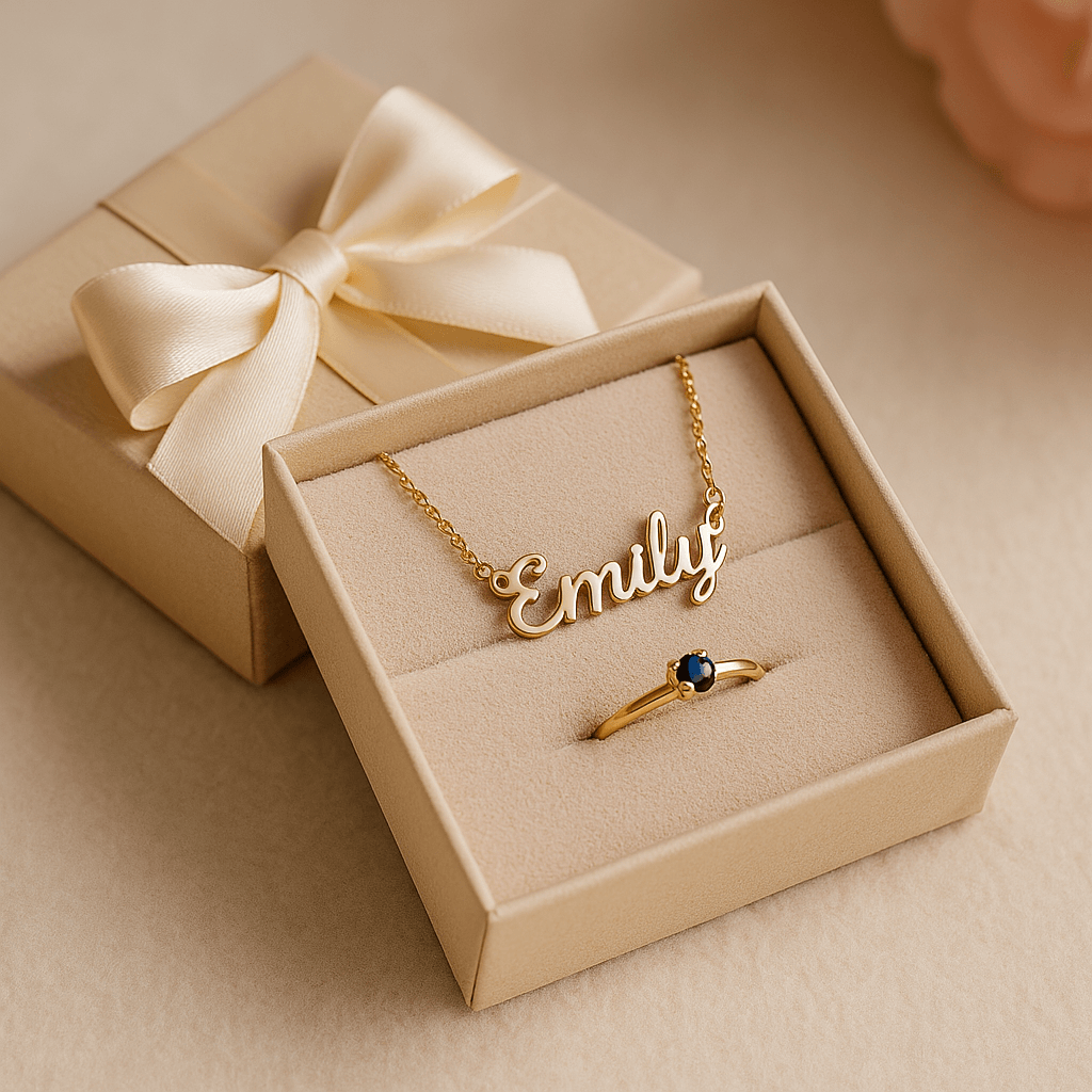 Presentation: A beautiful jewelry gift box