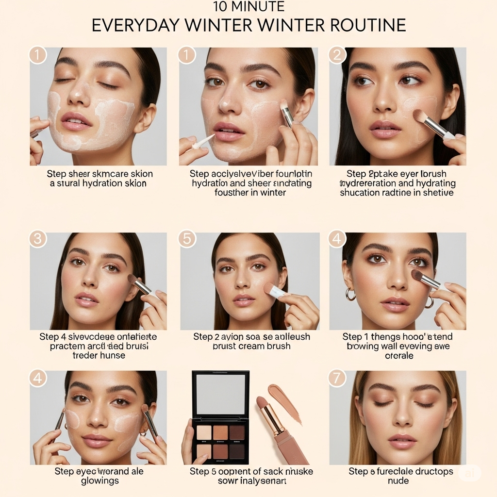 Everyday Winter Makeup: A 10-Minute Routine for Hydrated, Radiant Skin