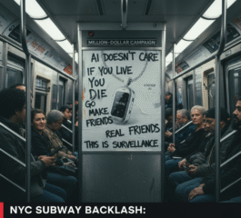 AI Smart Necklace Vandalized After Million-Dollar NYC Subway Campaign