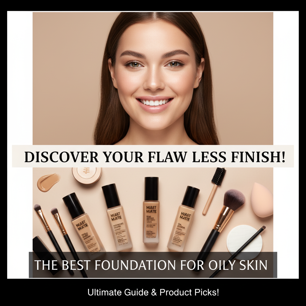 Discover the Best Foundation for Oily Skin Your Ultimate Guide to a Flawless Finish!