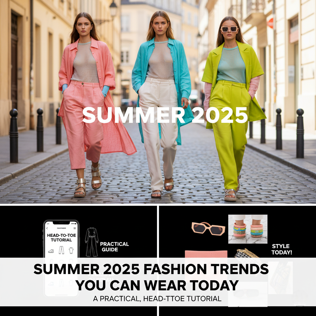 Summer 2025 Fashion Trends You Can Wear Today A Practical, Head-to-Toe Tutorial