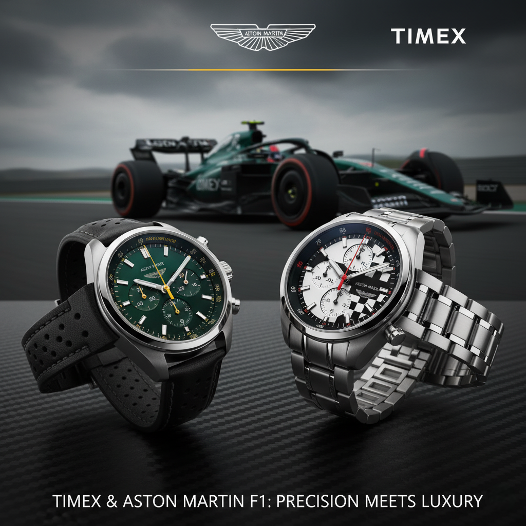 Timex Drops New Aston Martin Watch Collection Inspired by Formula 1