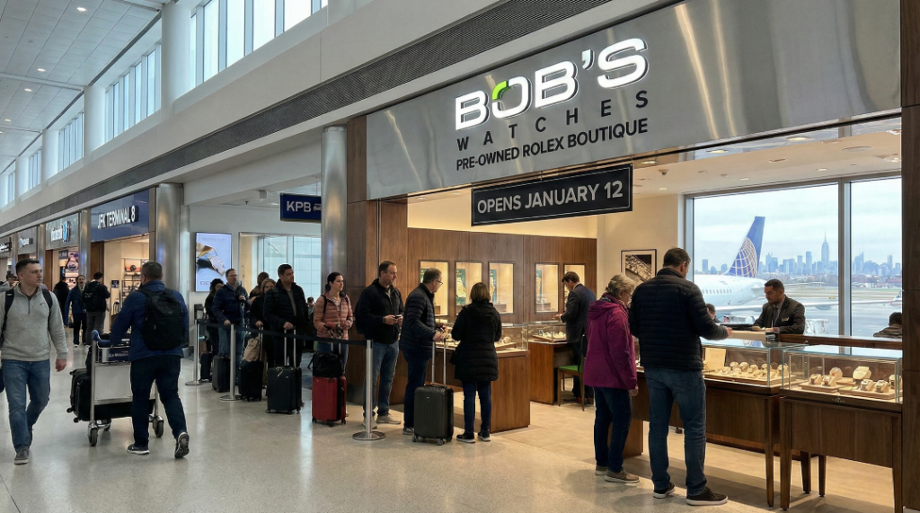 Bob’s Watches to Launch Pre-Owned Rolex Boutique at JFK Terminal 8 on January 12