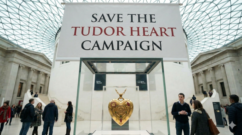 British Museum Launches Campaign to Save Rare Henry VIII ‘Tudor Heart’ Pendant