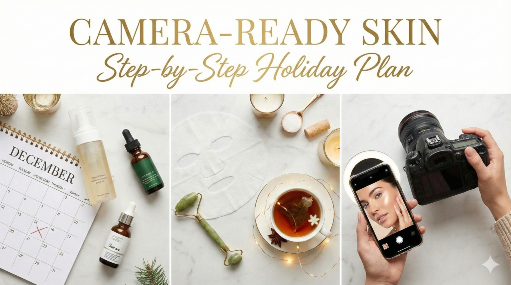 Step-by-Step Plan for Camera-Ready Skin During the Holiday Season