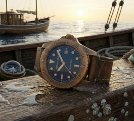 Independent Watchmaker MAN of the SEA Introduces Smooth Seas Bronze Dive Watch